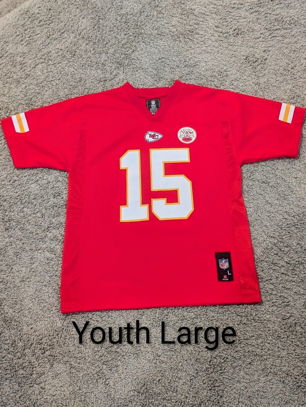 Youth Large - Patrick Mahommes Kansas City Chiefs NFL Jersey 15